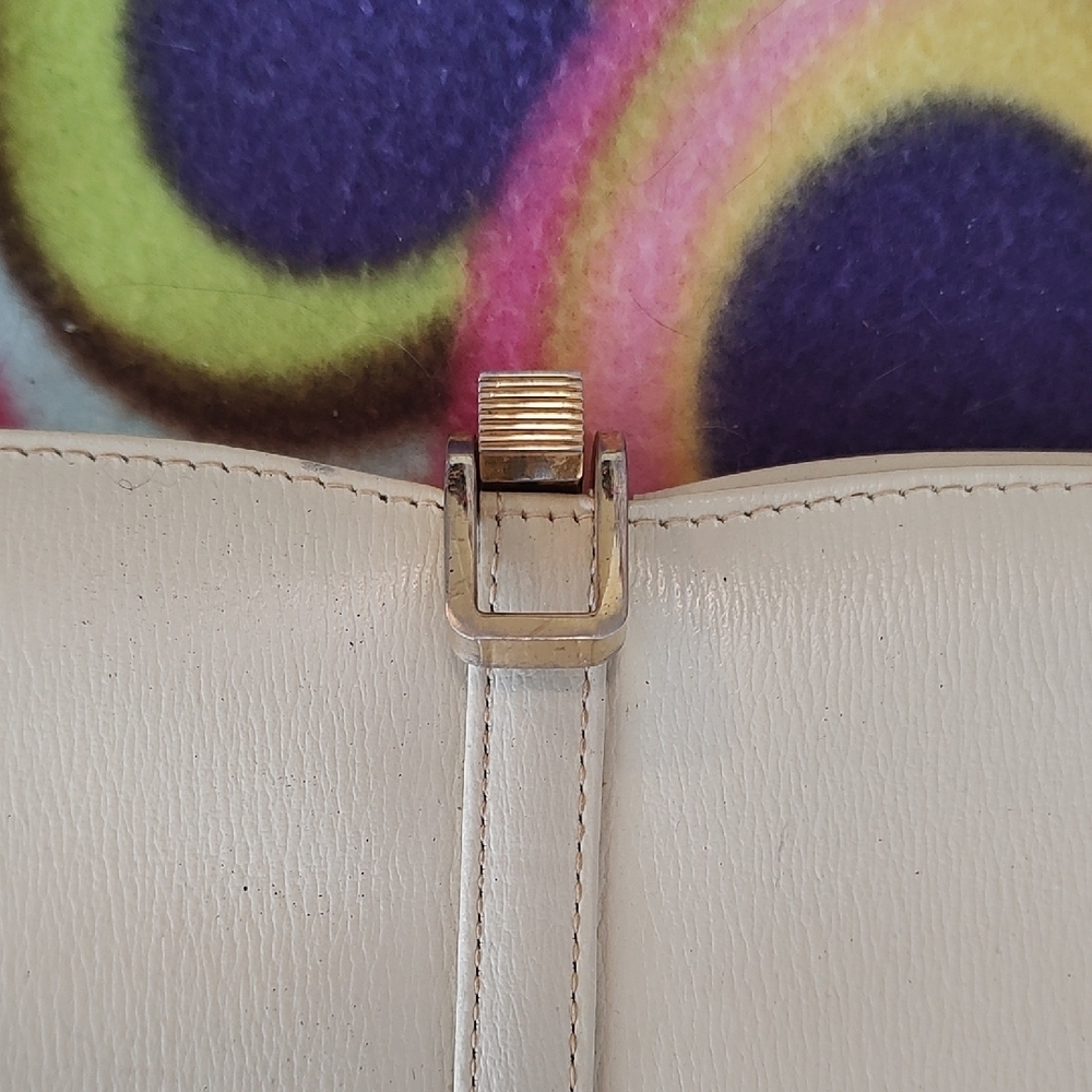 VINTAGE DOFAN Leather Tote Circa 1940-1950's EVC - Picture 3 of 16